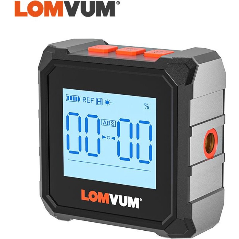 Marron LOMVUM – rapporteur numérique Laser USB, inclinomètre à 360 °, localisateur d'angle de niveau, goniomètre de haute précision, outils de mesure d'inclinaison magnétique code promo:LOMVUMFRTOOL ""Nipseyteko