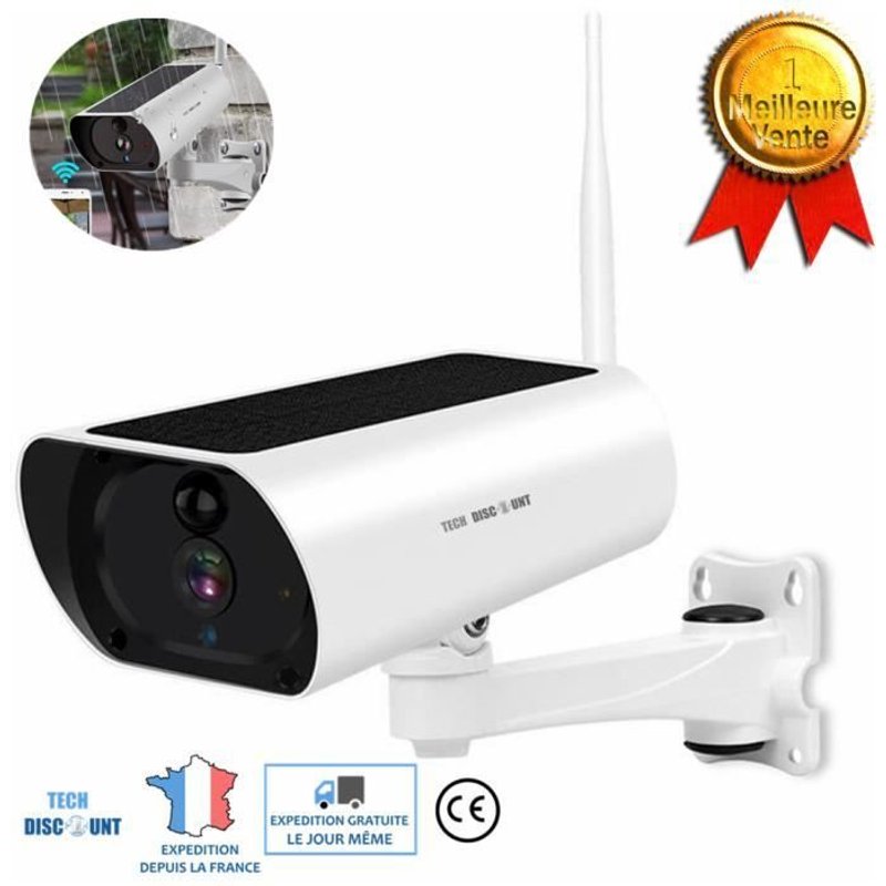 TD® K55A connexion sans fil 2 millions de pixels zoom 4x IP66 étanche surveillance de réseau solaire 128G de faible puissance