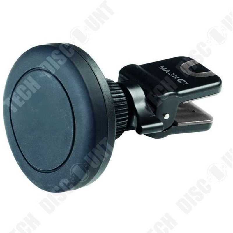 Td® Support Magétique De Téléphone Portable Smartphone Pour De Voiture Fixation Fort Aimanté Grille D'aération Rotation 360°