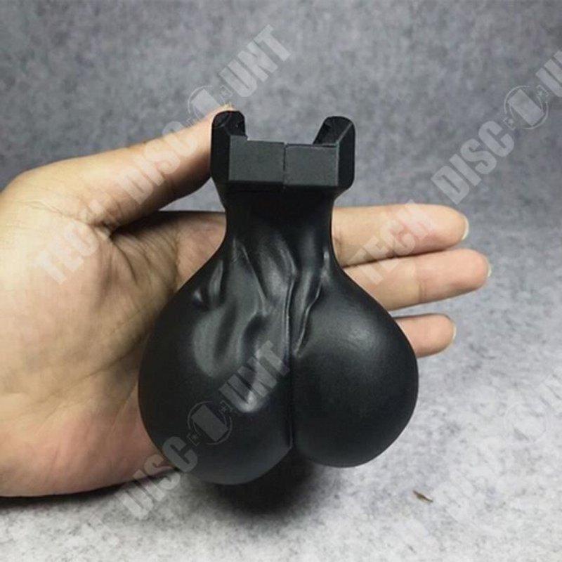 Td® Accessoire Pour Pistolet En Plastique-Tactique Poignée En Nylon- Poignée De Modification De L'apparence Pour Nerf - Noir