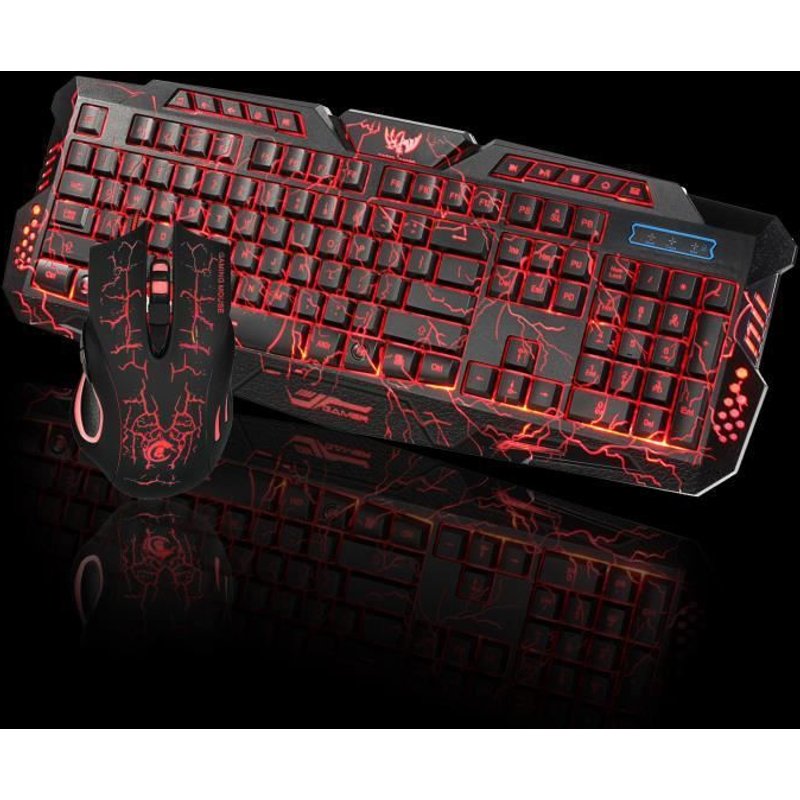 SOURIS LED Gaming Clavier filaire 2.4G et souris à l'ordinateur Gamer Multimédia NGH60920103_1788