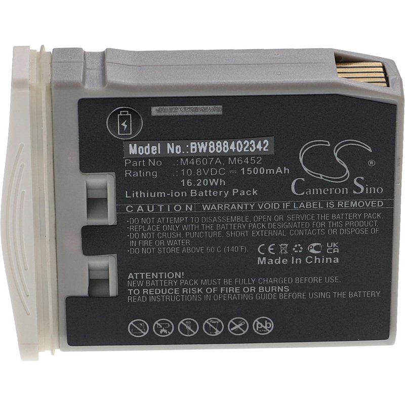 vhbw Batterie compatible avec Philips Intellivue MP2, X2 appareil médical (1500mAh, 10,8V, Li-ion)