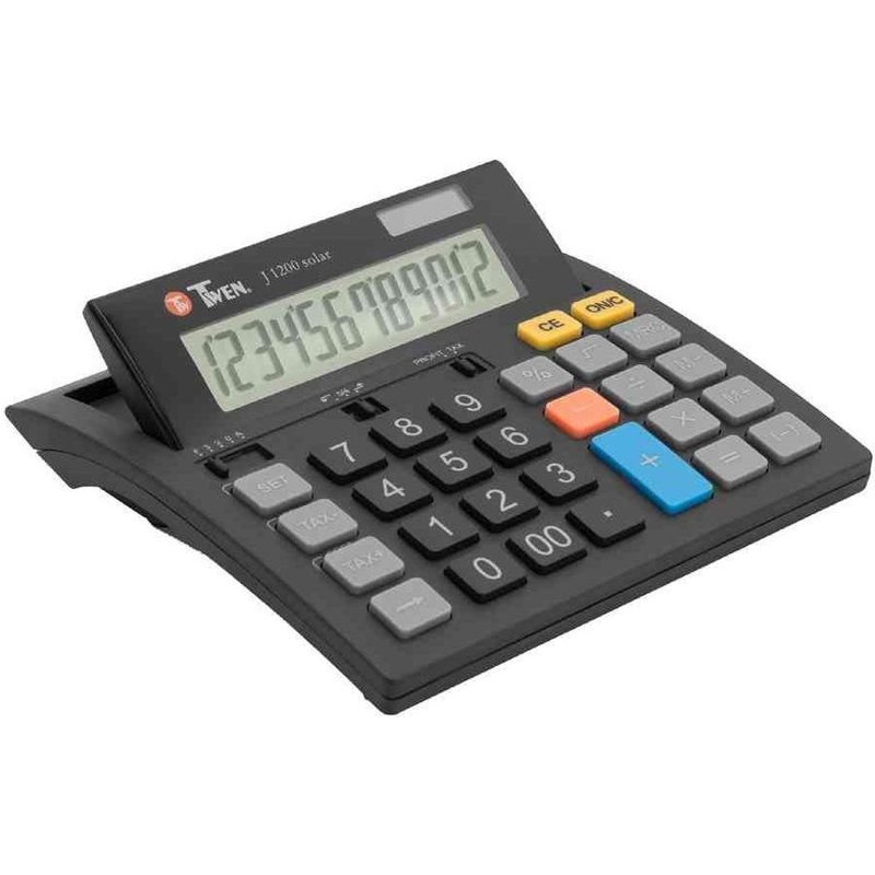 TRIUMPH ADLER calculatrice de bureau TWEN J-1200 solar, 12 carac.