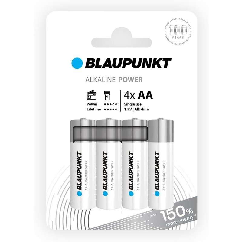 BLAUPUNKT piles AA alcalines, paquet de 4