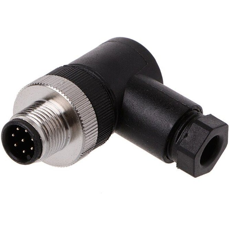 Connecteur de capteur PG7 IP67 4/5/8 broches mâle/femelle, fiches M12 à Angle droit