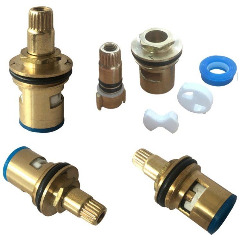 Robinet mitigeur simple à ouverture rapide, en cuivre et fer, pour eau chaude et froide, mélangeur à cartouche, raccord d'évier