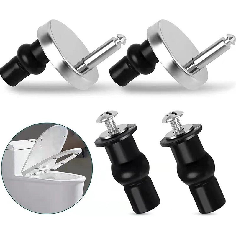 1 ensemble de charnières de siège de toilette, fermeture supérieure, libération douce, raccord rapide, charnière robuste pour les vieux sièges de toilettes cassés