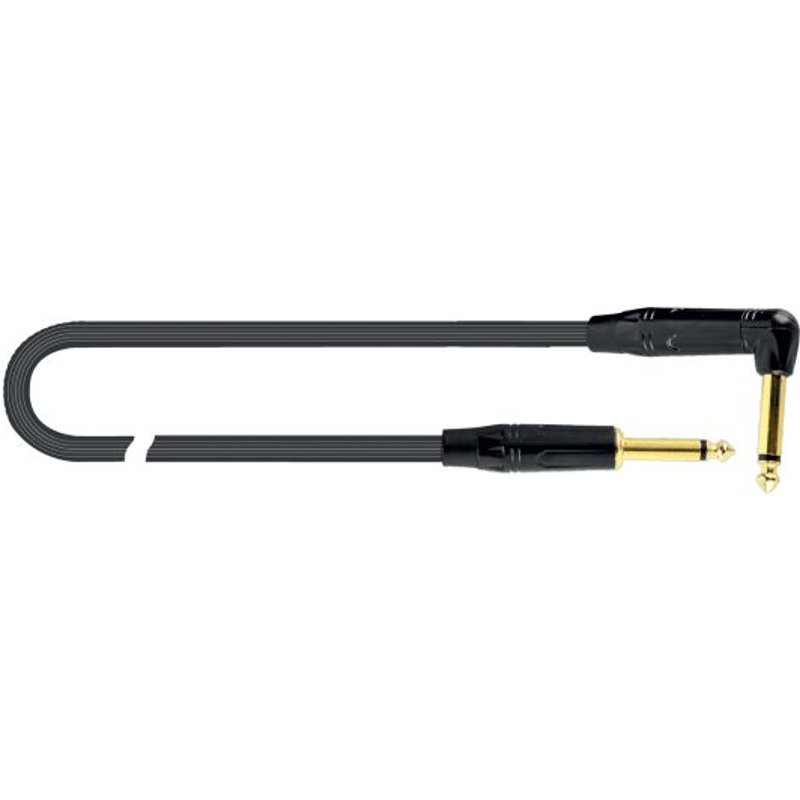 Quiklok JUST-JR-6 - Câble instrument Just jack mono droit - coudé 6 m