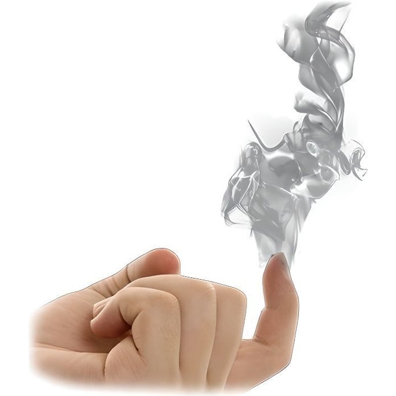 Bout De Papier À Fumée Magique * Aille : 10,5 X 7 Cm * Nombre D'utilisations : 15 Fonctions : Tour De Magie Contenu : 1