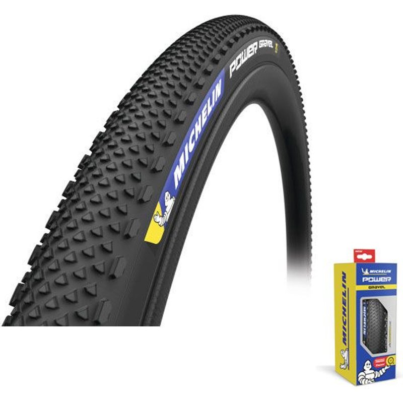 Pneu Route 700x25C Michelin Power Cup Gum-X TS flancs beige