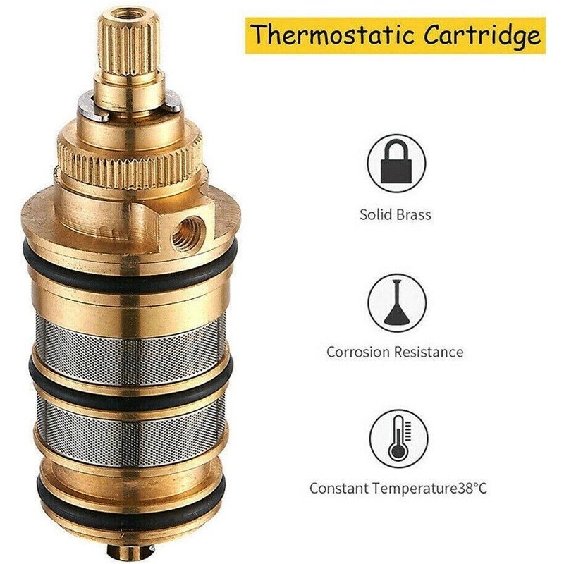 Vanne de mélange thermostatique de remplacement en laiton, bobine de douche, mitigeur solaire pour la réparation de chauffe-eau électrique