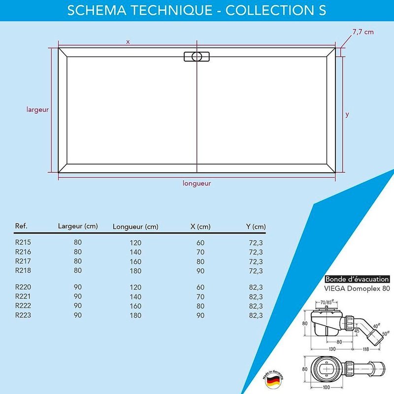 Règle En Aluminium Crantée Forme "h" Profil Fermé 1,2 M 380606 Taliaplast