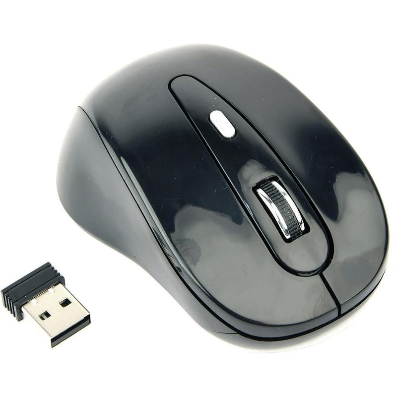 GEMBIRD Souris sans fil 6 bouton noir argent