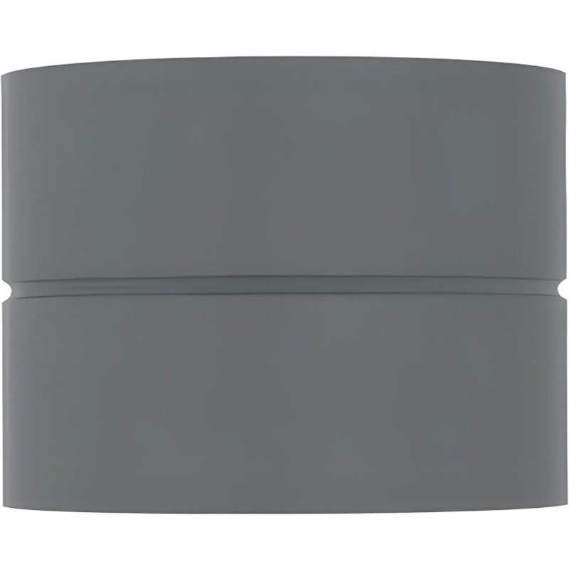 JONCOUX Manchon de départ F/F buse Ø130 tuyau Ø125 - Avec anti-bistre ¿- Noir mat