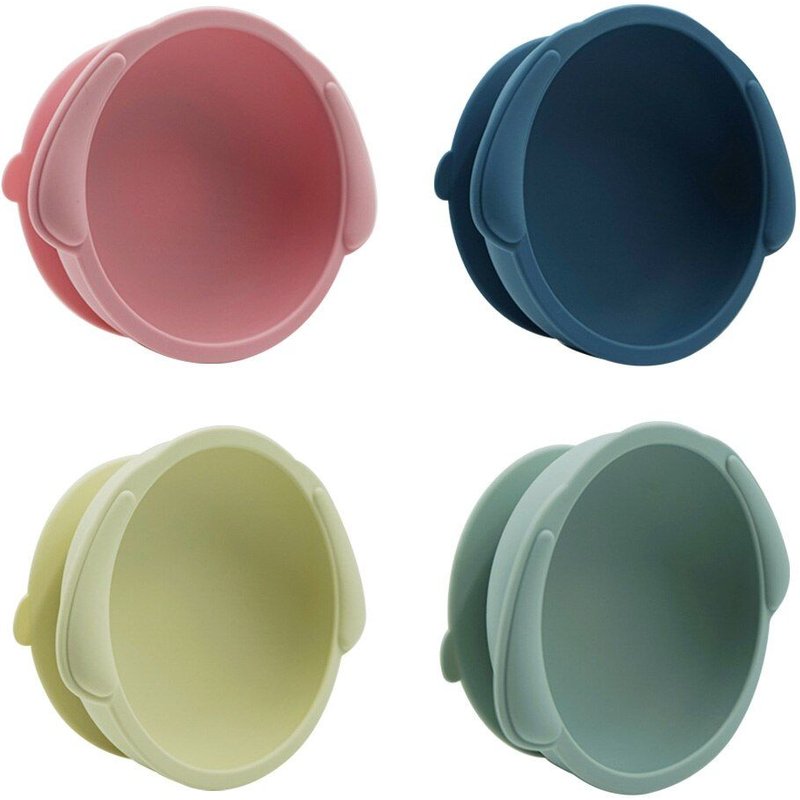 Bol À Ventouse En Silicone Pour Bébé, Vaisselle D'alimentation Pour Bébé, Paille De Blé Écologique, Assiette Pour Bébé, Bol 1 Pièce