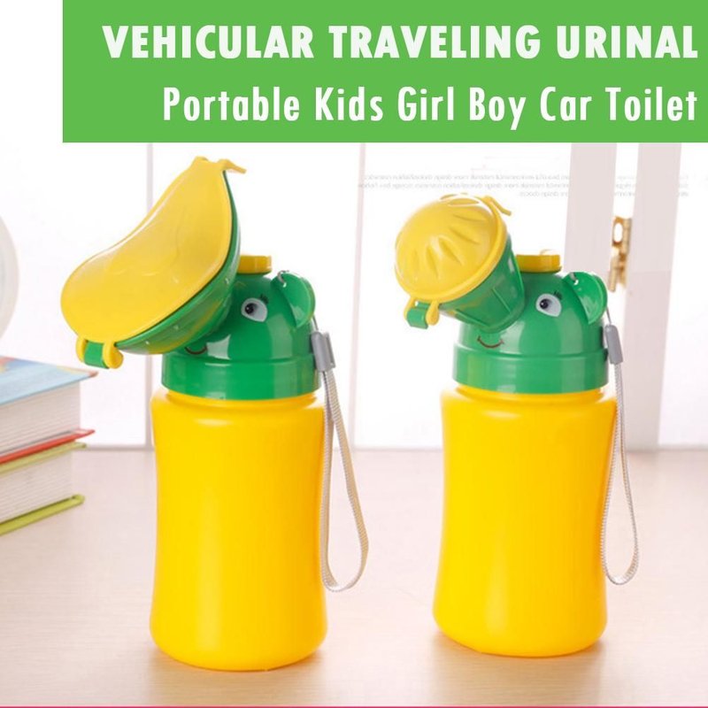 Pot Urinoir De Voyage Pour Bébé, Urinoir De Toilette Portable Abs Pour Enfant, Pot D'entraînement Pour Bébés Garçons Filles, Fourniture De Voyage Pour Entraînement De Toilette 500ml
