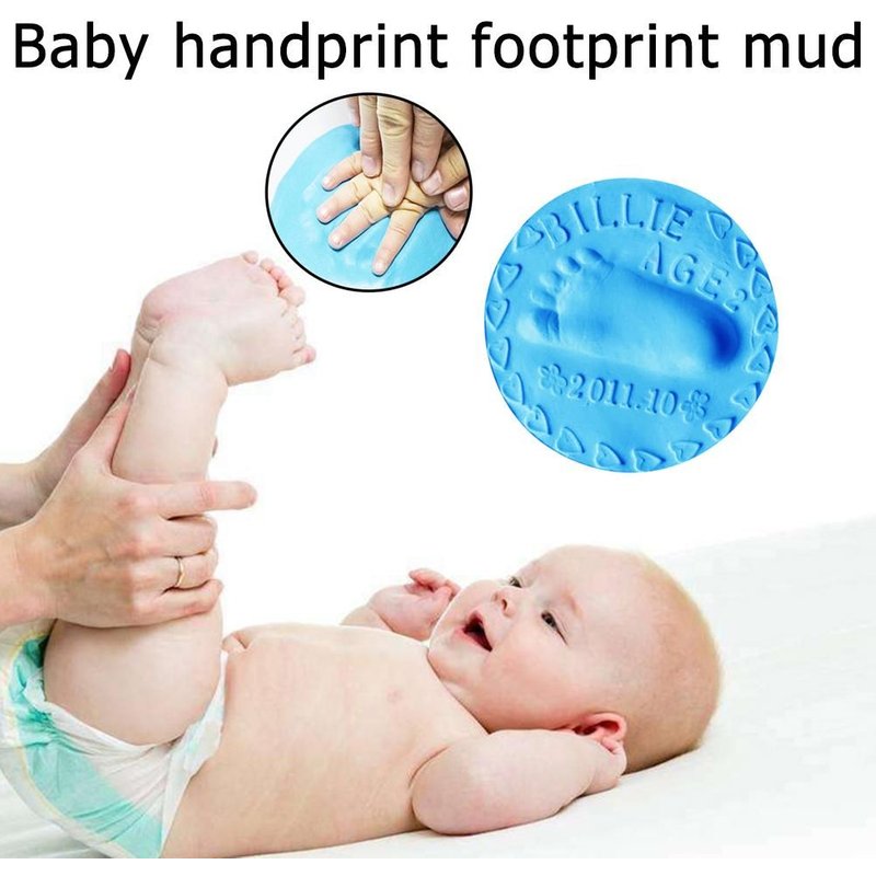 Tampon Encreur À Air Pour Bébé, Séchage Des Empreintes Digitales, Argile Douce, Moulage D'empreintes Digitales, Parent-Enfant, 20g