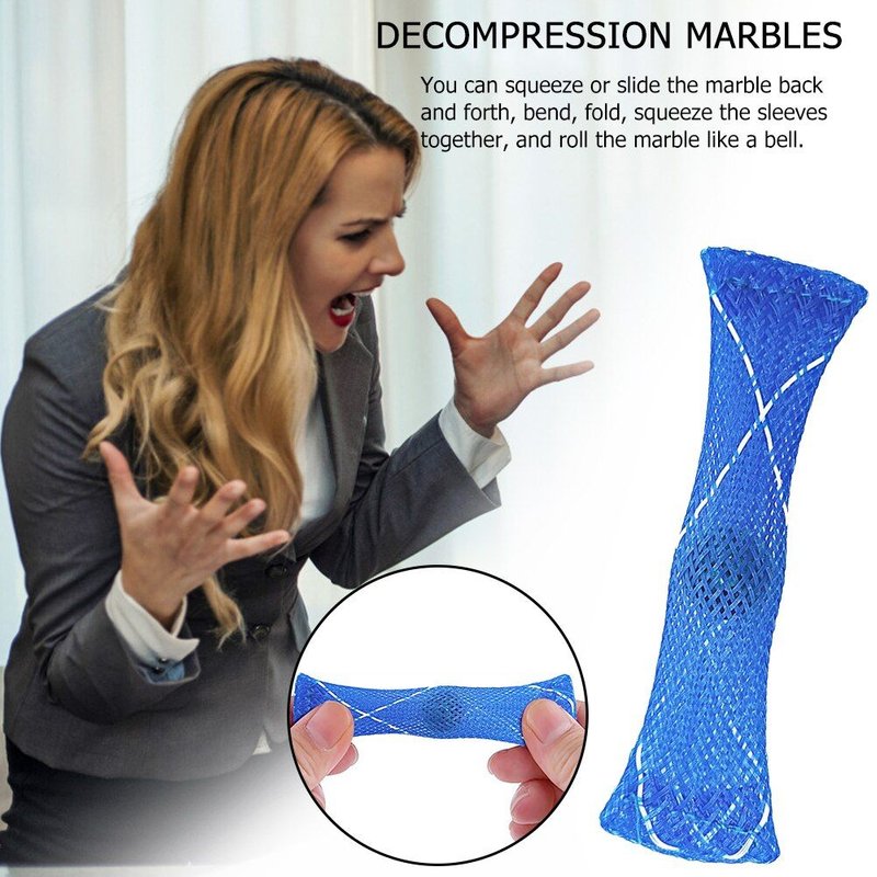 Boule De Décompression En Nylon Pour Enfant, Haute Flexibilité, À Presser, Billes De Marbre, Jouet De Réduction De Pression Amusant