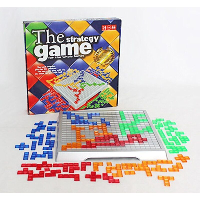 Jeu De Stratégie Blokus D'intérieur Pour Enfants, Jouet Éducatif, Facile À Jouer, Cadeau De Fête, 2022