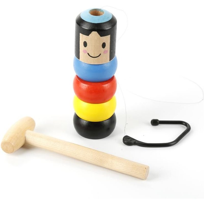 1 Ensemble De Compétences Magiques Invincibles, Jouets Magiques Féeriques, Accessoires Magiques De Scène En Bois Incassables, Jouets Amusants, Cadeaux Pour Enfants