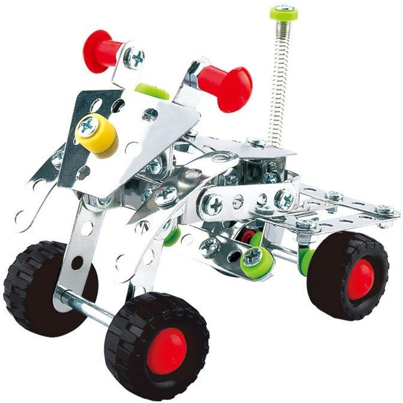 Tricycle Moto En Métal À Assembler, Modèle Blocs De Vissage Bricolage Diy Roman Jouet De Construction À Vis Pour Enfants 1 Pièce