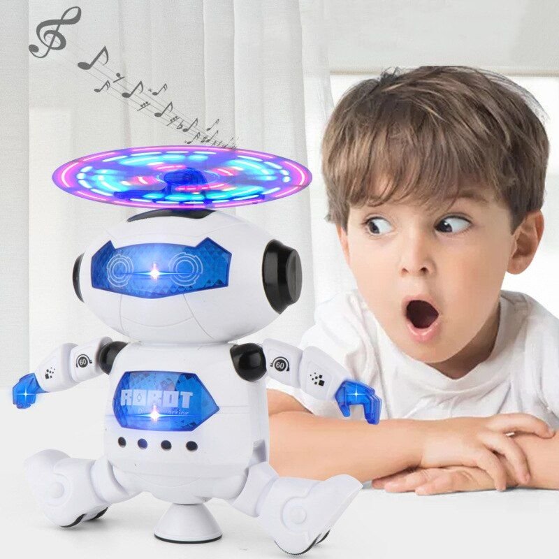 Robot Électrique Pour Garçons, Danse Mécanique, Musique, Marche, Espace, Jouet, Cadeaux Pour Enfants