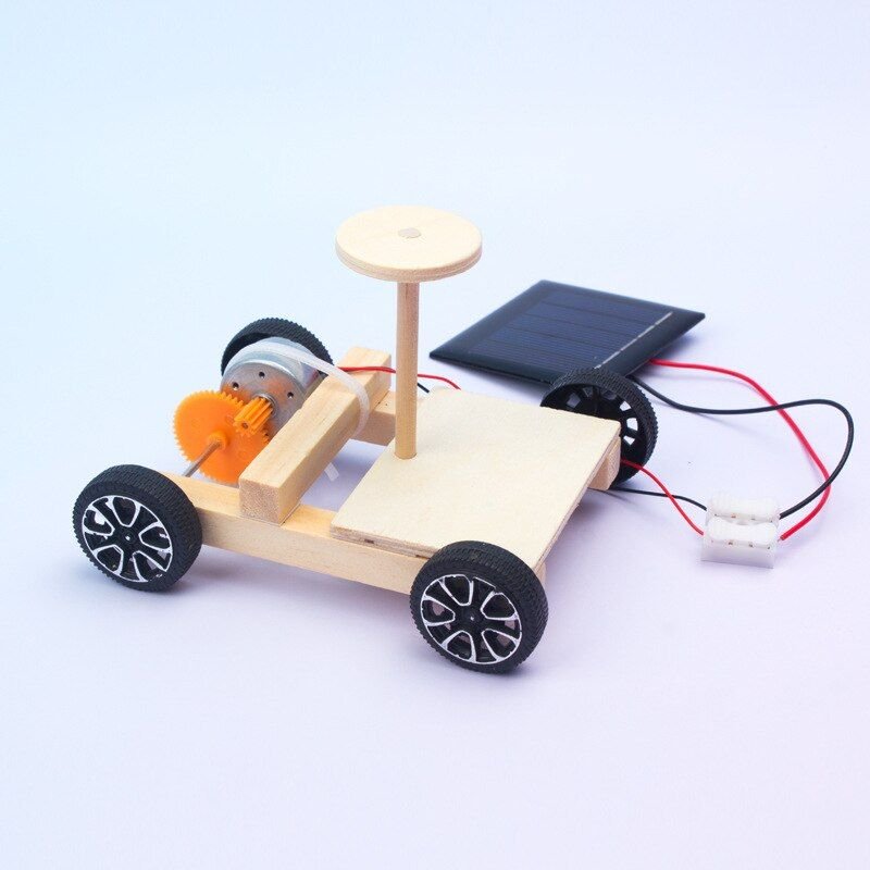 Odino1 Pièces Puzzle Manuel, Bricolage, Modèle D'assemblage Robot Solaire Jouet Voiture Technologie Petite Production Jouet En Bois