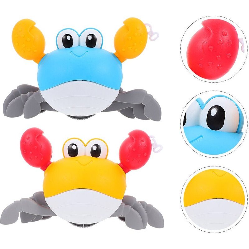 Jouets De Bain En Forme De Crabe Pour Bébé, 2 Pièces, Jouets De Piscine Pour Enfants, Jouets D'éclaboussures