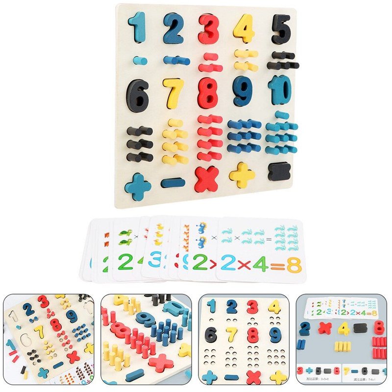 Kit D'outils D'enseignement Des Mathématiques Pour Enfants, Jouets Éducatifs, 1 Ensemble