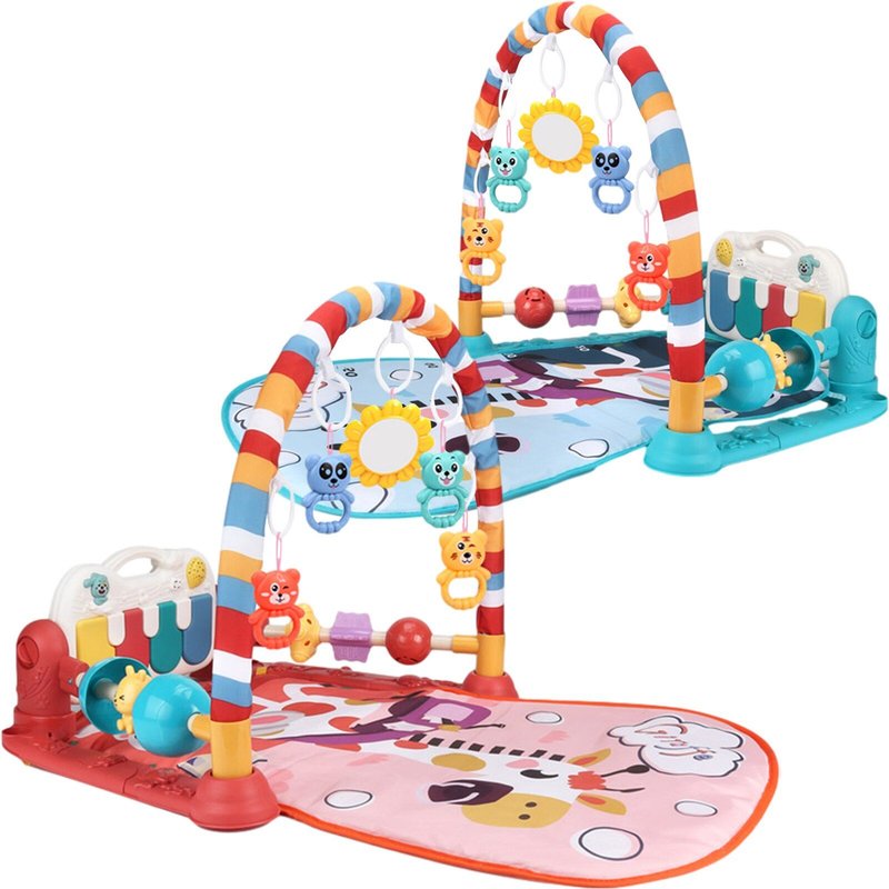 Tapis De Jeu Pour Bébé Avec Musique Et Lumières, Support Éducatif, Jouets, Coups De Pied, Activité De Piano, Gymnastique, Jouet Rampant, Nouveauté