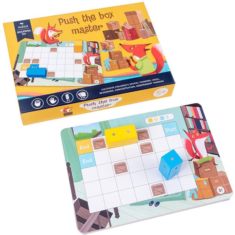 Jeu De Bureau Éducatif En Bois, 1 Ensemble