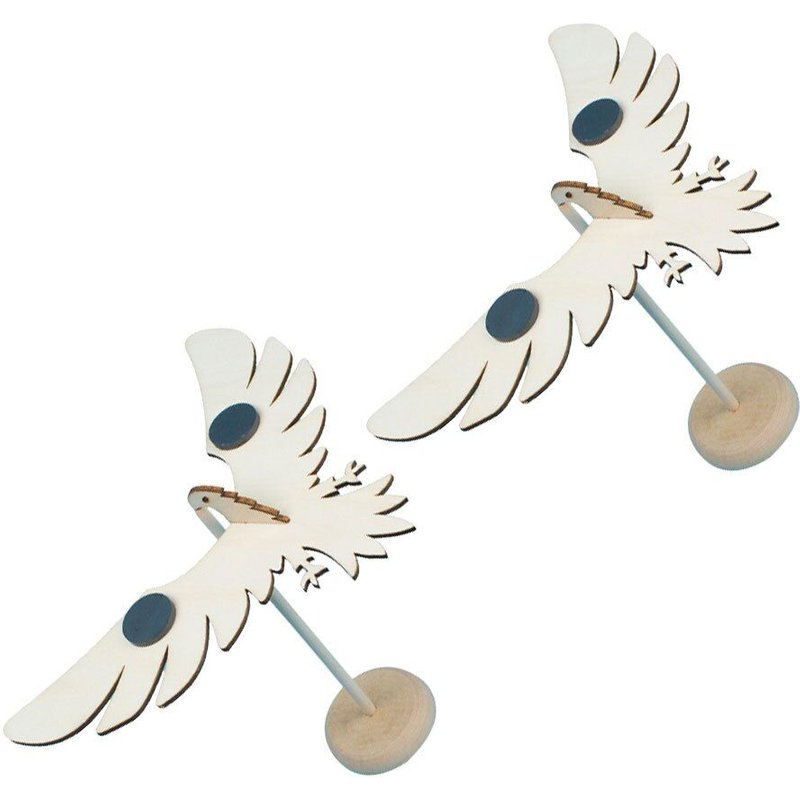 Jouets D'oiseaux D'équilibre En Bois À Monter Soi-Même, 2 Pièces, Modèle Scientifique, Accessoire Éducatif Pour Enfants