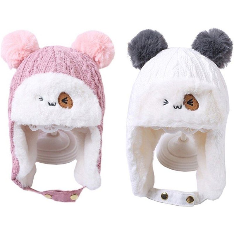 Chapeau De Protection À Rabat D'oreille Épais Pour Bébé, Bonnet En Coton Doux Lei Feng Pour Enfants, Filles Et Garçons