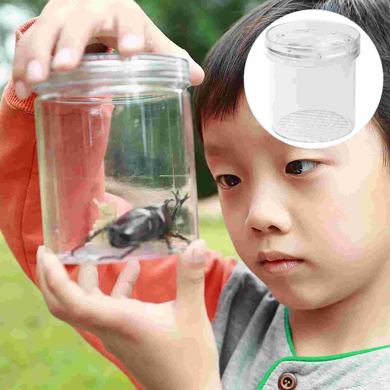 Loupe Pour Observer La Science Biologique Des Insectes, Outils Éducatifs D'exploration Avec Trous D'aération, 5 Pièces