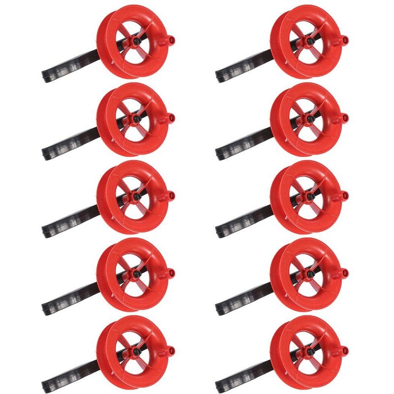 15pcs Cerf-Volant Bobine Enrouleurs Cerf-Volant Chaîne Poignée Bobines Ligne De Cerf-Volant Enrouleurs Accessoire De Ligne De Cerf Bobines