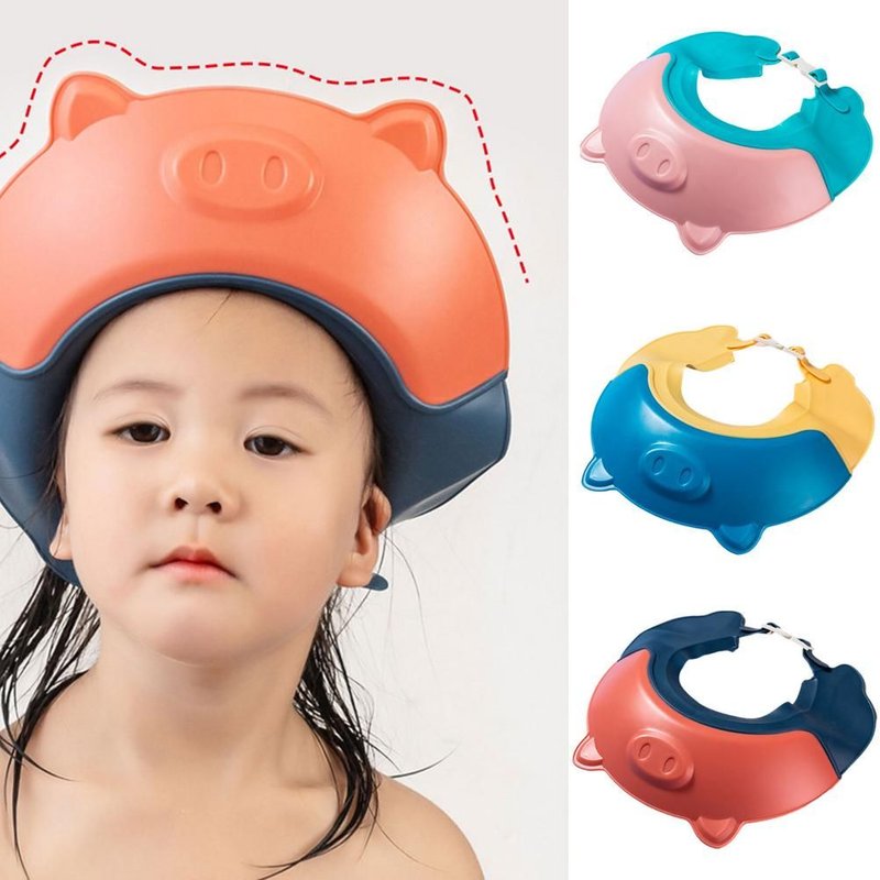 Chapeau De Shampoing Pour Enfants, Visière De Bain Ajustable, Protection Des Yeux, Imperméable, Pour Bébés