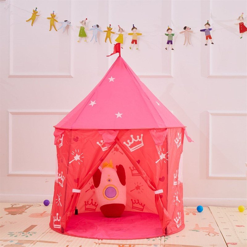 Tente De Jeu Avec Couronne Portable Pour Enfants, Jouet, Maison, Château, Océan, Clôture De Piscine Pliable, Cadeaux Pour Enfants, Décor De Chambre Pour Garçons Et Filles