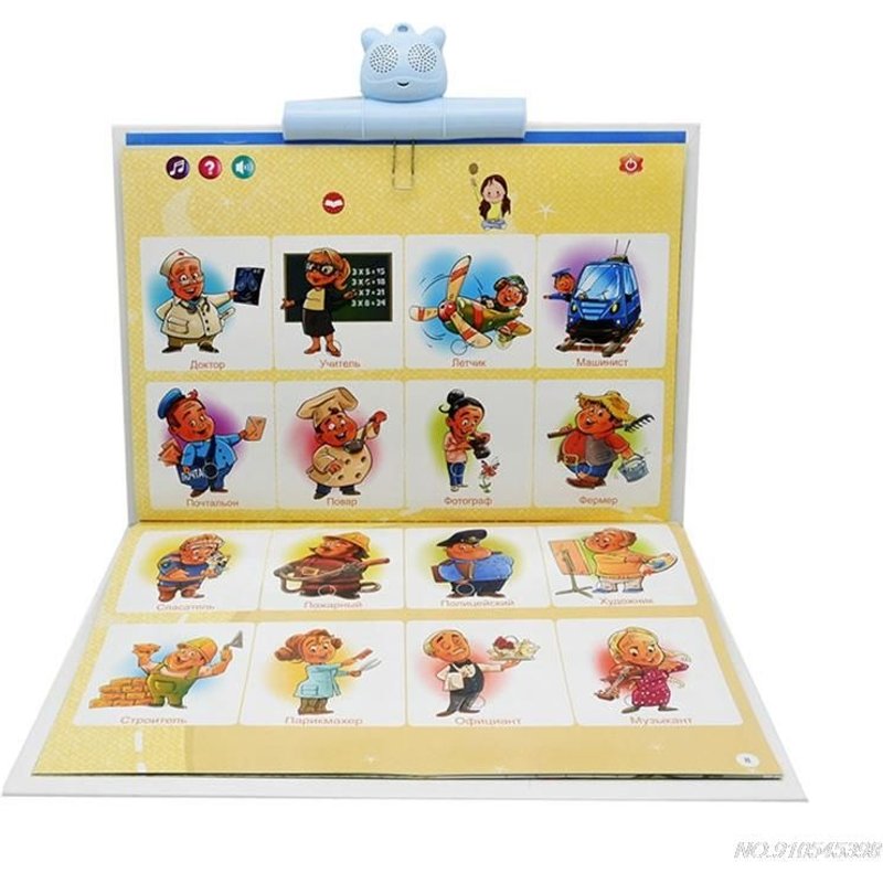 Affiche Interactive Russe Multifonction R1wf, Lettres Abc Et Chiffres, Éducation À La Musique Pour Enfants En Bas Âge