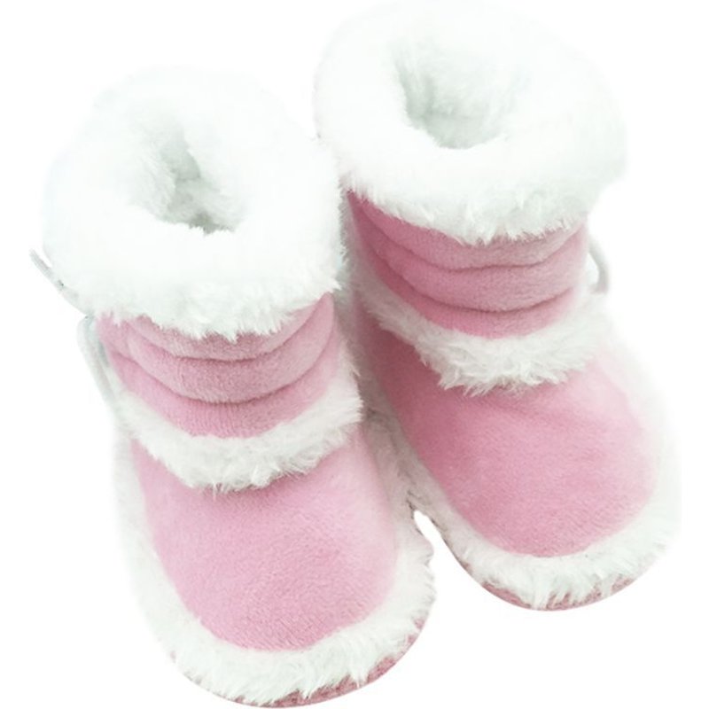 Bottes De Neige Solides À Lacets Pour Bébés Filles De 0 À 18 Mois, Chaussures Antidérapantes Pour Nourrissons, Nouvelle Collection Hiver Bs08
