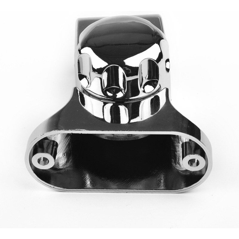 Support de pomme de douche mural chromé, réglable, sans perforation, pour salle de bain