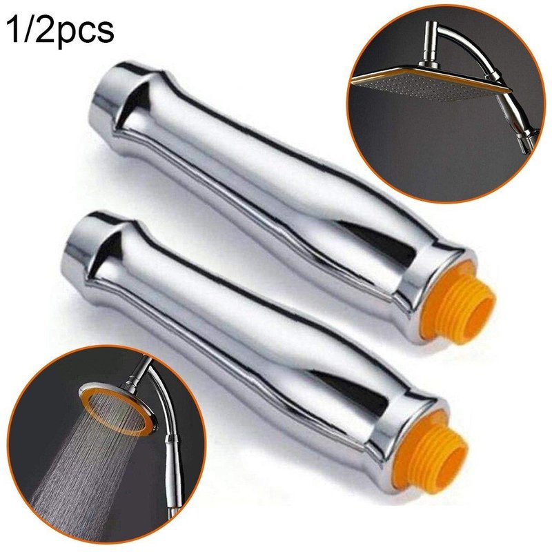 Bras de douche d'eau, salle de bains, accessoires d'extension chromĂ©s G1/2 pouces tĂȘte maison