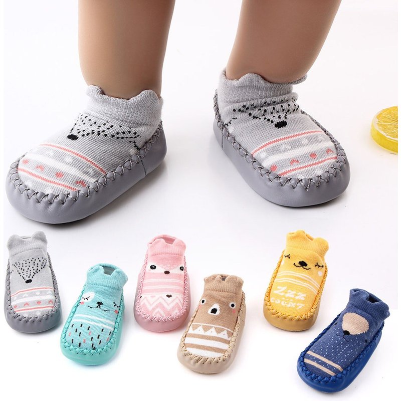 Chaussettes Antidérapantes Pour Nouveau-Né Fille Et Garçon, Chaussons, Bottes, Chaussons