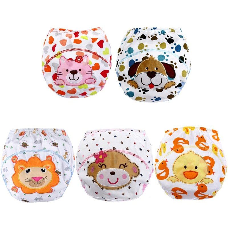 Couches Anti-Fuite Pour Bébé, Sous-Vêtements Mignons En Coton, Confortables Et Respirants, 1 Pièce