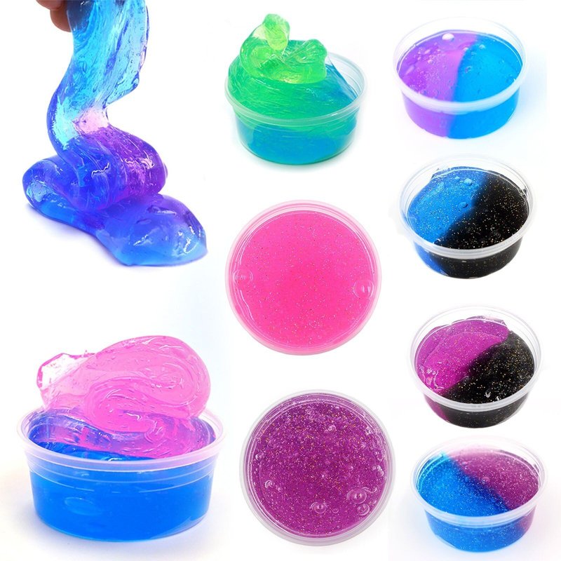 Jouets Colorés Slime Pour Enfants, Anti-Stress Parfumé, Jouets En Boue De Cristal, Cadeaux Intéressants, Offre Spéciale