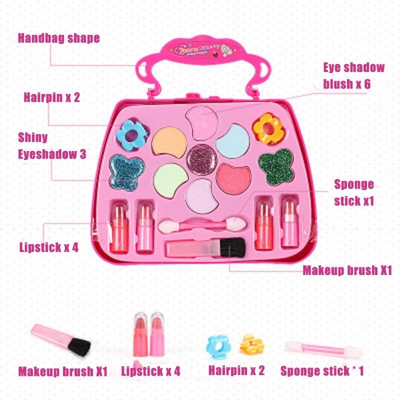 Sac De Transport Pour Enfants, Maison De Jeux, Sac De Jeu De Rôle Pour Enfants, Produits Cosmétiques, Sèche-Cheveux, Maquillage, 2020