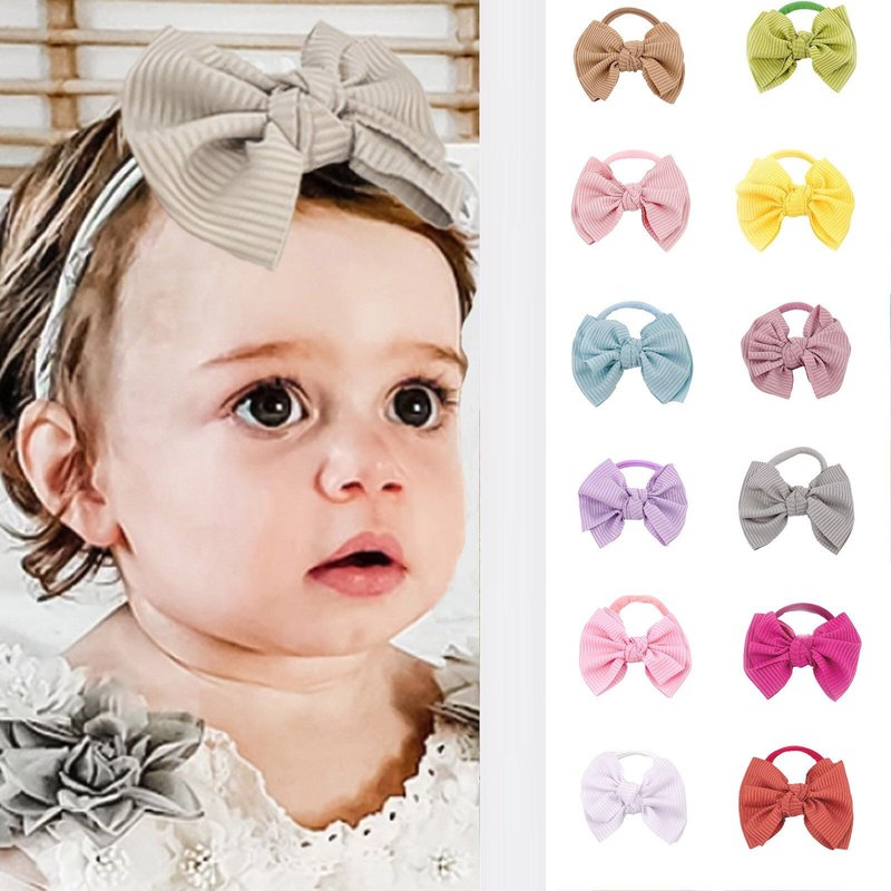 Bandeaux D'été En Nylon Pour Bébés Filles, Accessoires De Cheveux Élastiques Pour Bébés, Nouveau-Nés, Tout-Petits, Enfants