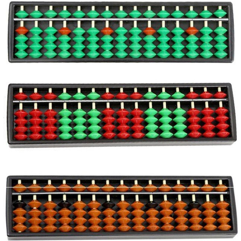Boulier À 15 Chiffres, Colonne De Perles Soroban, Outil D'apprentissage Pour Enfants, Maths, Affaires, Boulier Chinois Traditionnel, Jouets Éducatifs