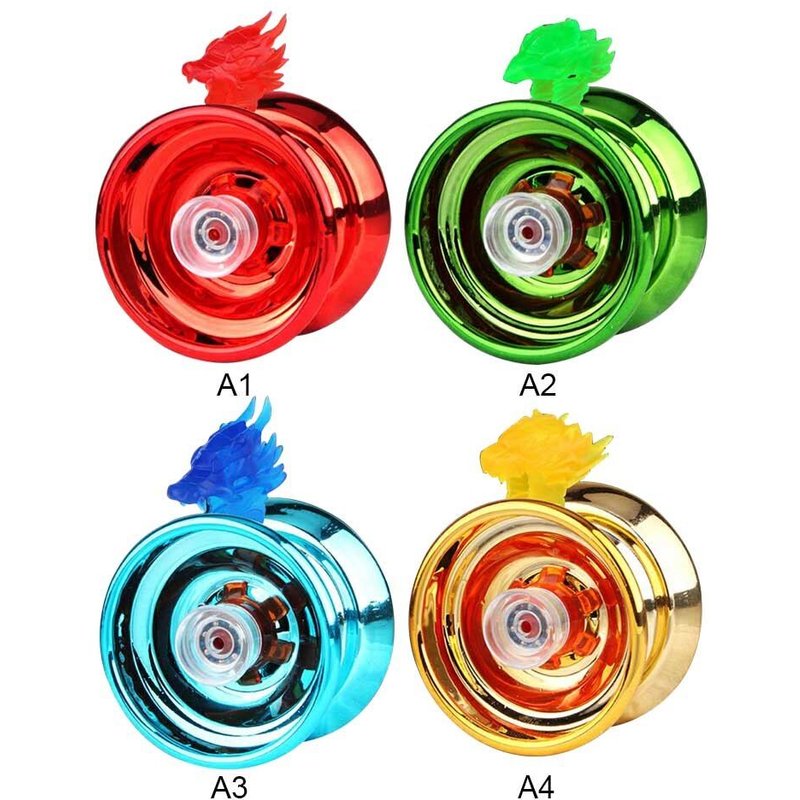 Tour Magique Yoyo Pour Enfants, En Alliage D'aluminium, Haute Vitesse, Avec Ficelle Rotative, Pour Garçons Et Filles, 4 Couleurs
