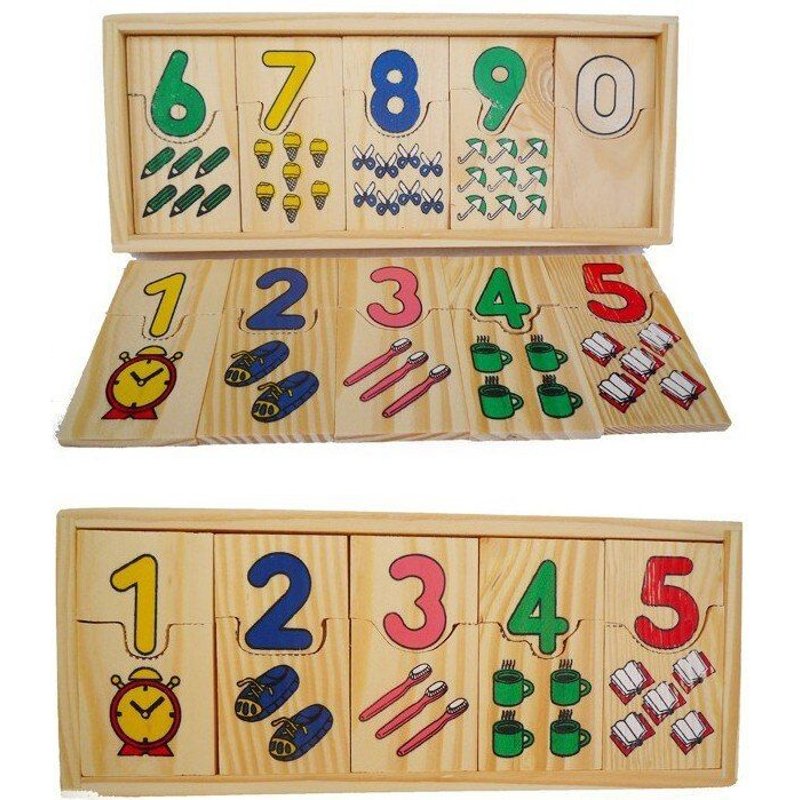 Planche À Compter En Bois Montessori Pour Enfants, Jouet En Bois Éducatif Pour L'apprentissage Des Maths, Appairage De Forme Numérique, Cadeau Pour Enfants, 2021
