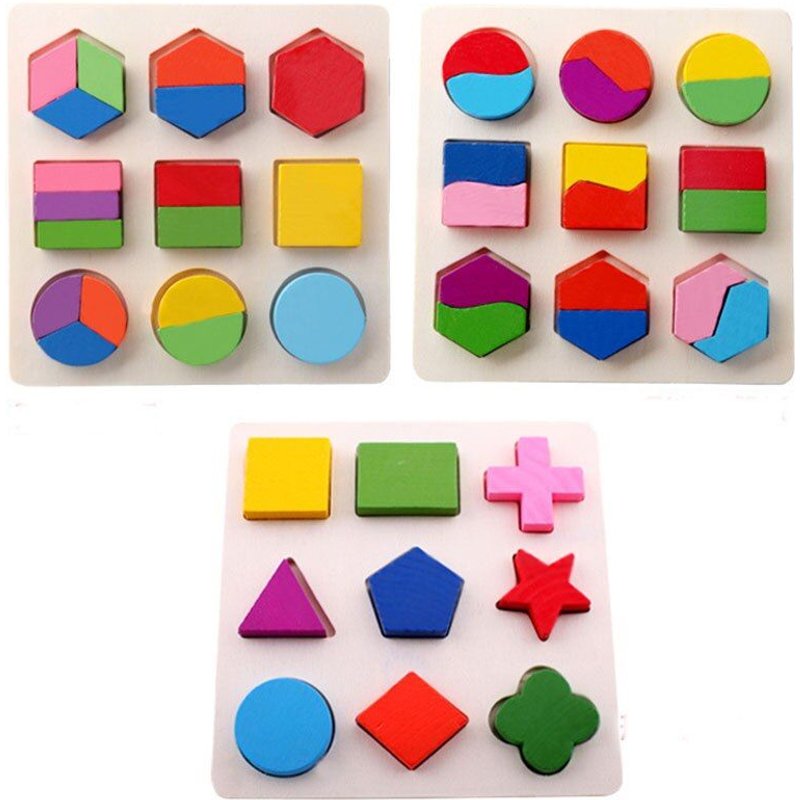 Jouet Éducatif En Bois Montessori, Blocs De Construction En Forme De Bloc, Intelligence, Apprentissage Des Maths Intéressant